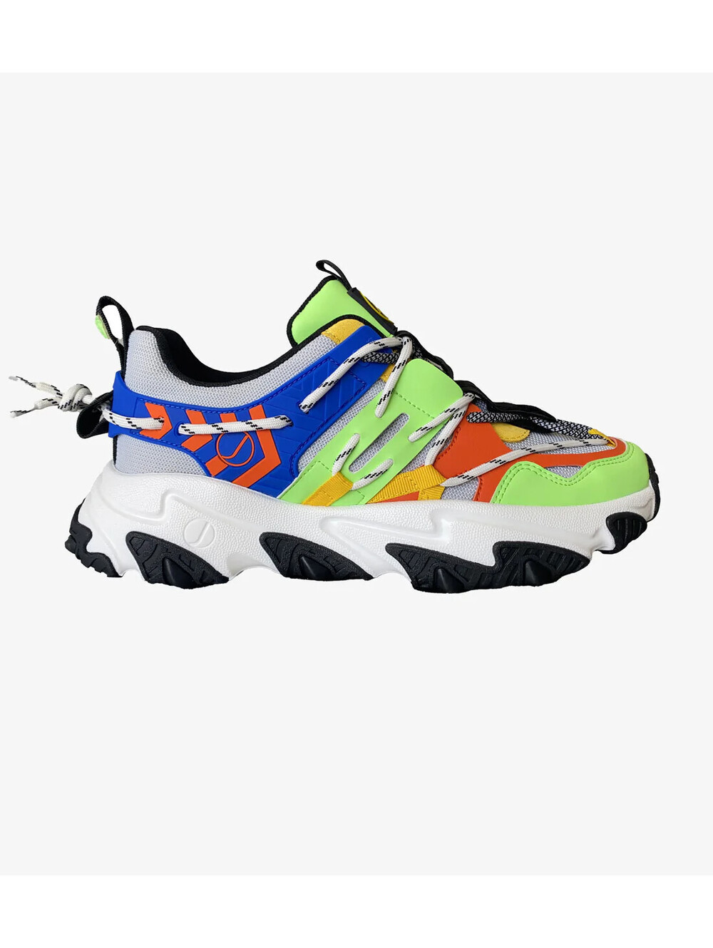 Javi Mens Intune Lime/Blue Sneakers Size 8